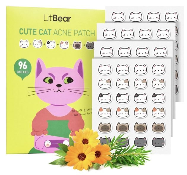 LitBear Cute Cat Acne Patch Pimple Patches (96 count) only $3.99 shipped!