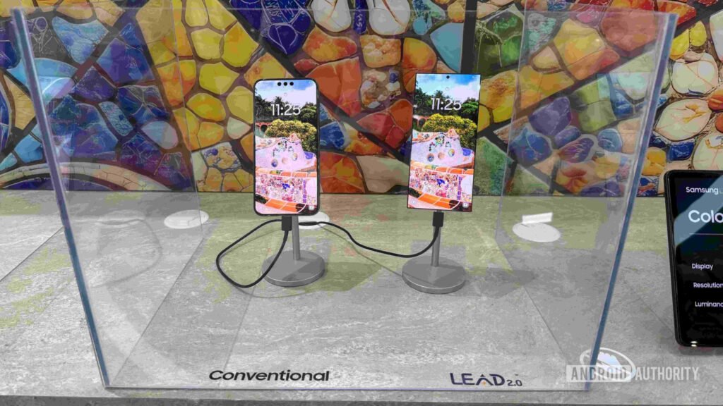 Samsung shows how crazy bright future smartphone screens are getting at MWC 2026