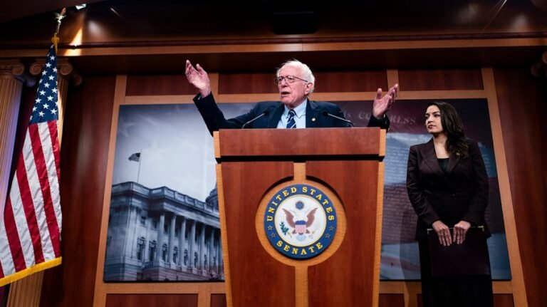 Sanders, Ocasio-Cortez unveil bill to halt data center construction