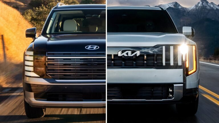 The Top Korean SUV: 2027 Kia Telluride Vs. 2026 Hyundai Palisade