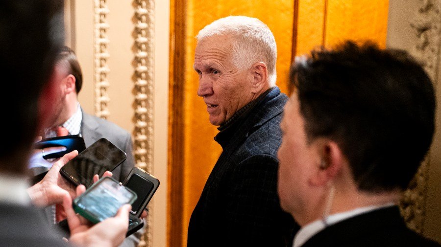 Tillis says he's 'glad' Noem's departing DHS