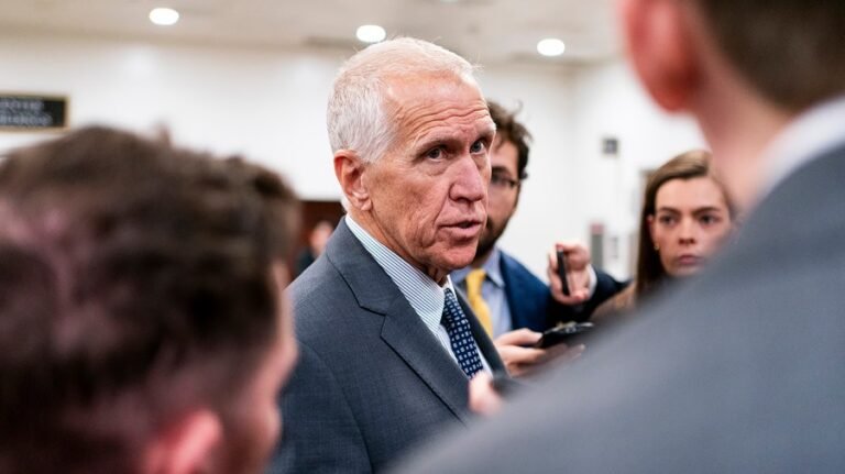 Tillis meets with Warsh, but digs in