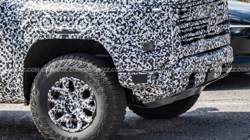 The Next Hardcore GMC Sierra AT4X Drops Camo In New Spy Shots