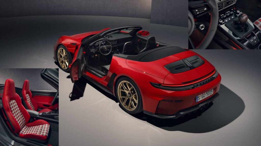 Porsche Reveals First Convertible 911 GT3 With a 9,000 RPM Engine and 911 S/T Tech