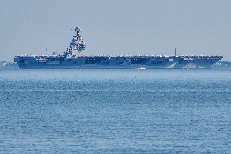 3 carriers operating in Middle East for first time in decades