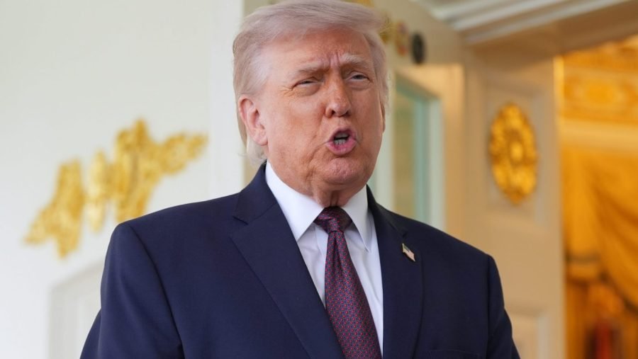 Trump suggests Iran talks underway but a 'bit slow'