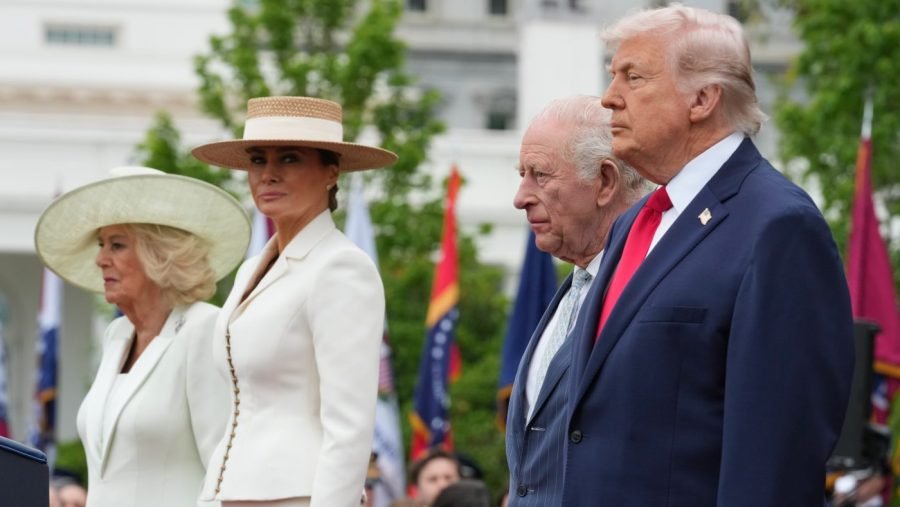Watch live: Trump, first lady welcome King Charles III, Queen Camilla