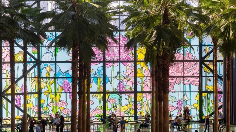 Art by Graphic Rewilding Blooms at Brookfield Place in New York City