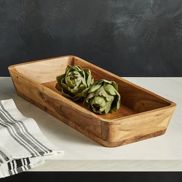 Better Homes & Gardens Acacia Wood Oval Serving Bowl only $19.96, plus more!