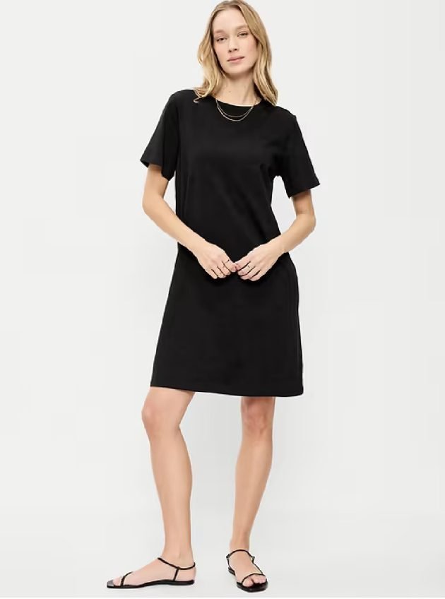 Old Navy Women’s Crew-Neck Mini T-Shirt Dress only $9.99!