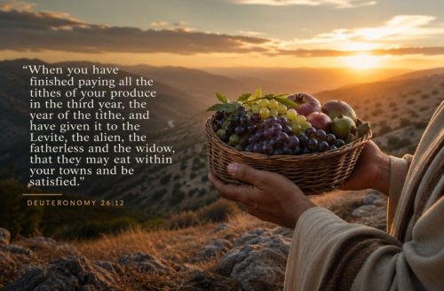 Giving the Tithe – Deuteronomy 26:12