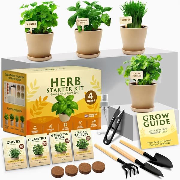 Herb Garden Planter Indoor Kit only $16.99! (Mother’s Day Gift Idea}