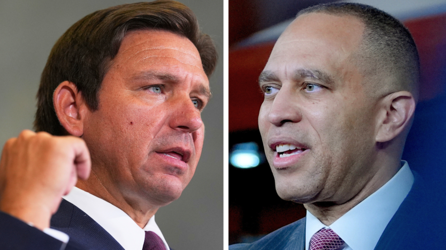 DeSantis escalates clash with Jeffries over Florida redistricting: ‘Bring it on’
