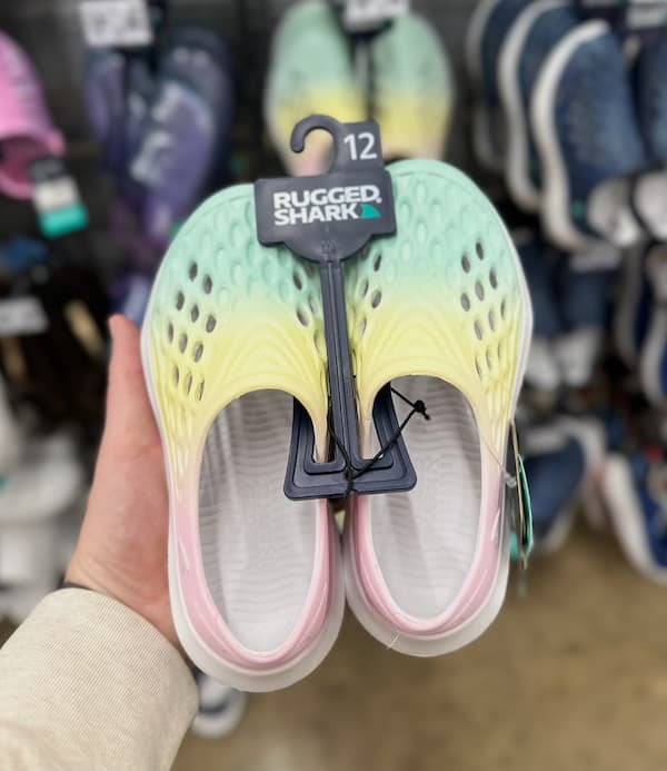 Rugged Shark Girls’ Water Shoes only $5.99!