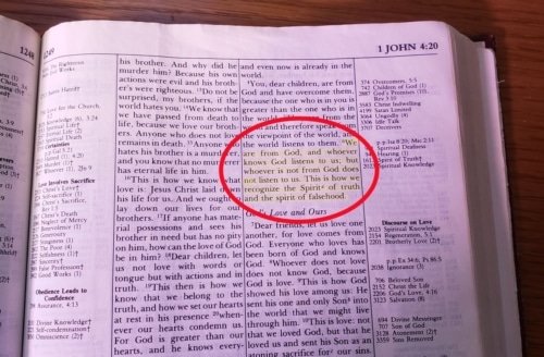 How to Recognize the Spirit of Truth – 1 John 4:6