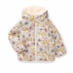 Jessica Simpson Toddler Girls Floral Puffer Jacket just $11.99!