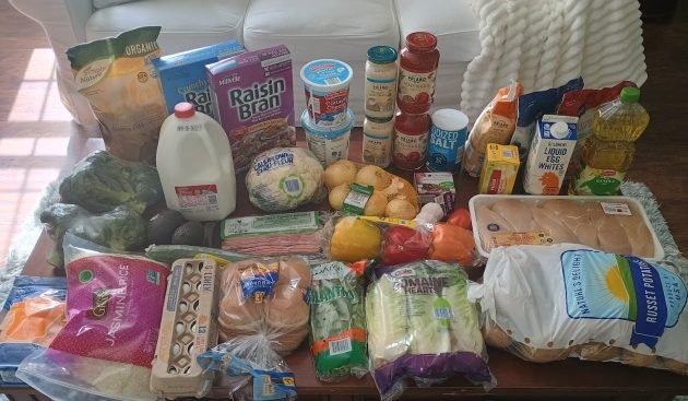 Brigette’s $105 Grocery Shopping Trip and Weekly Menu Plan for 4!