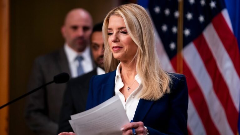 DOJ says Bondi won't sit for Oversight deposition on Epstein files