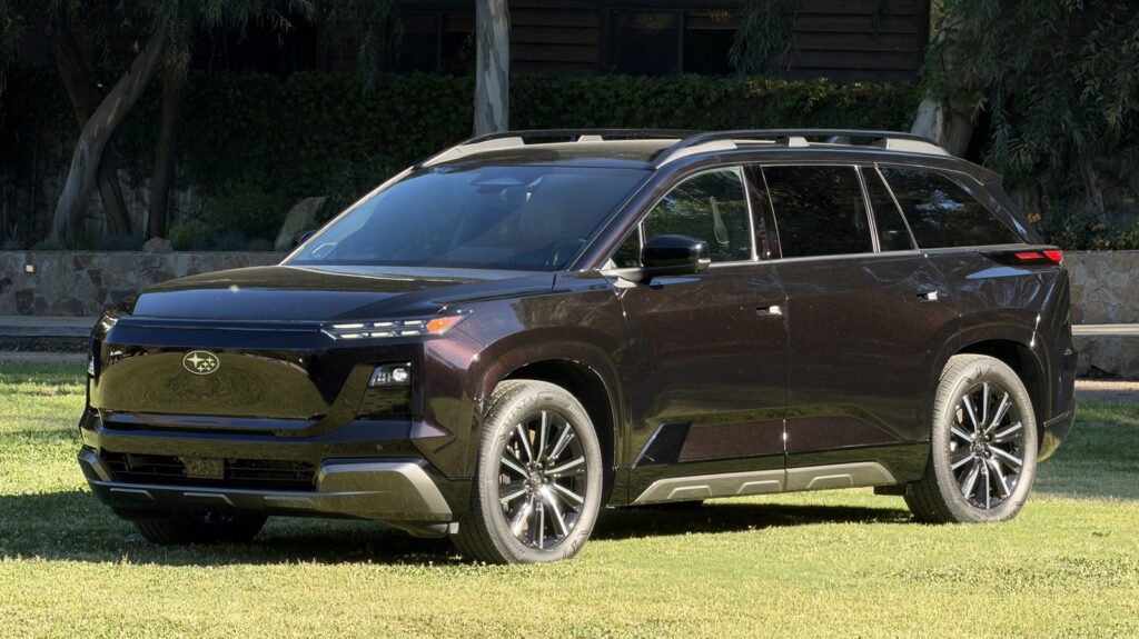 2027 Subaru Getaway Three-Row EV Has 420 Horsepower For When You Need To Get Away From The Horrors