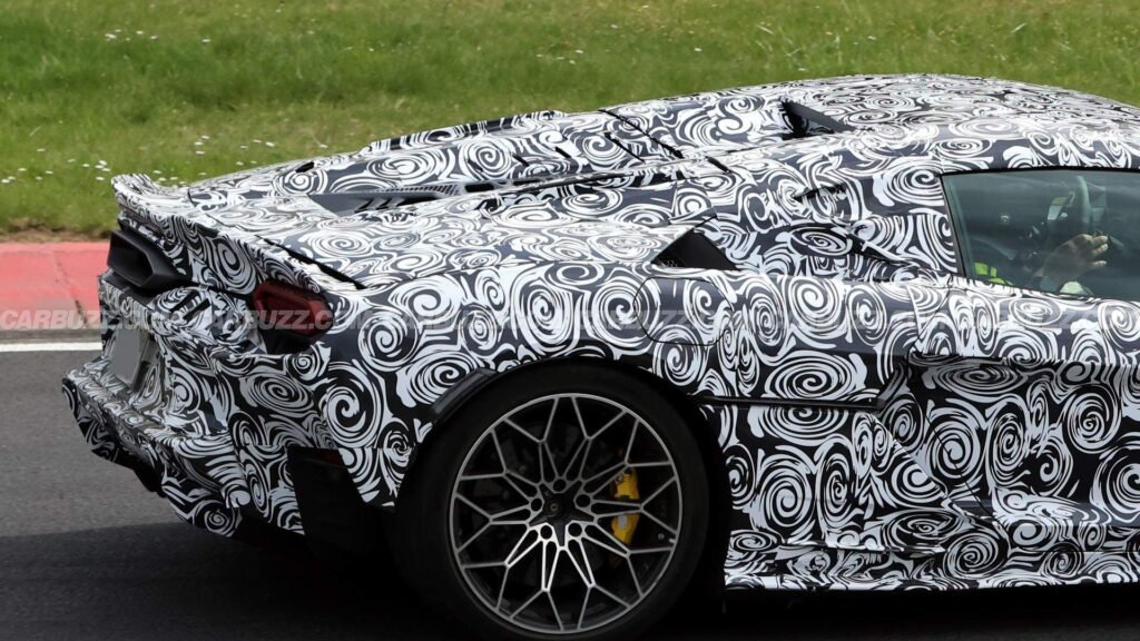 Spied: The Latest Entry-Level Lambo Is About To Lose Its Roof