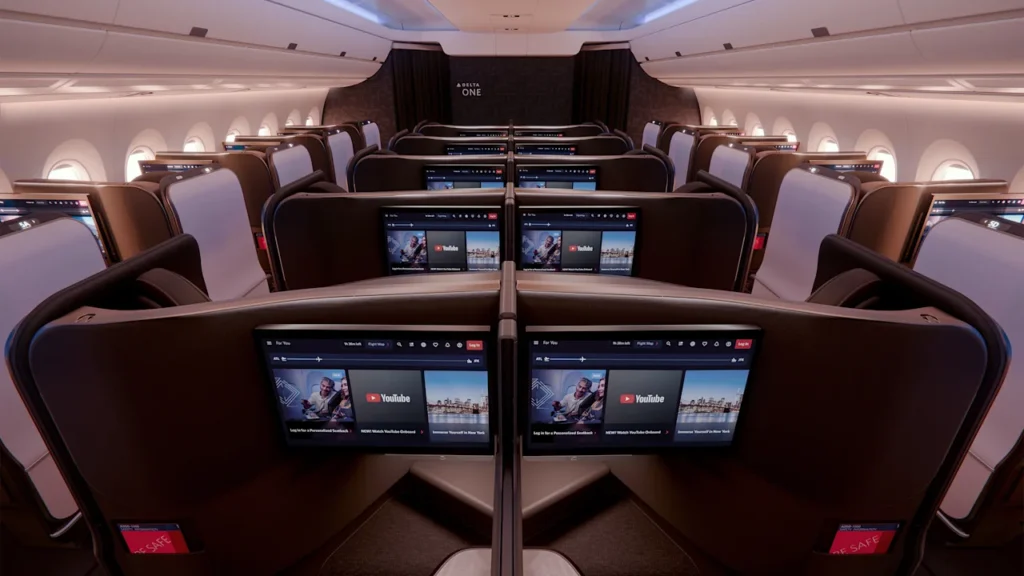 Delta’s swanky new suite is designed for side sleepers