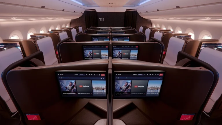 Delta’s swanky new suite is designed for side sleepers