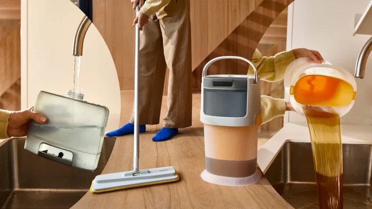 This clever bucket solves mopping’s gross factor