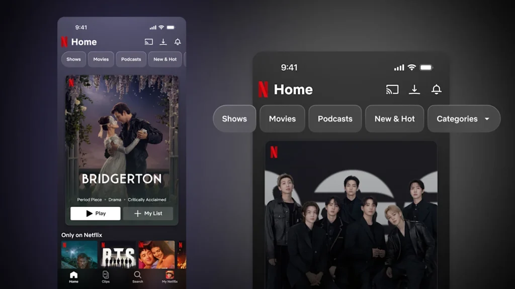 Netflix goes vertical with its new mobile app
