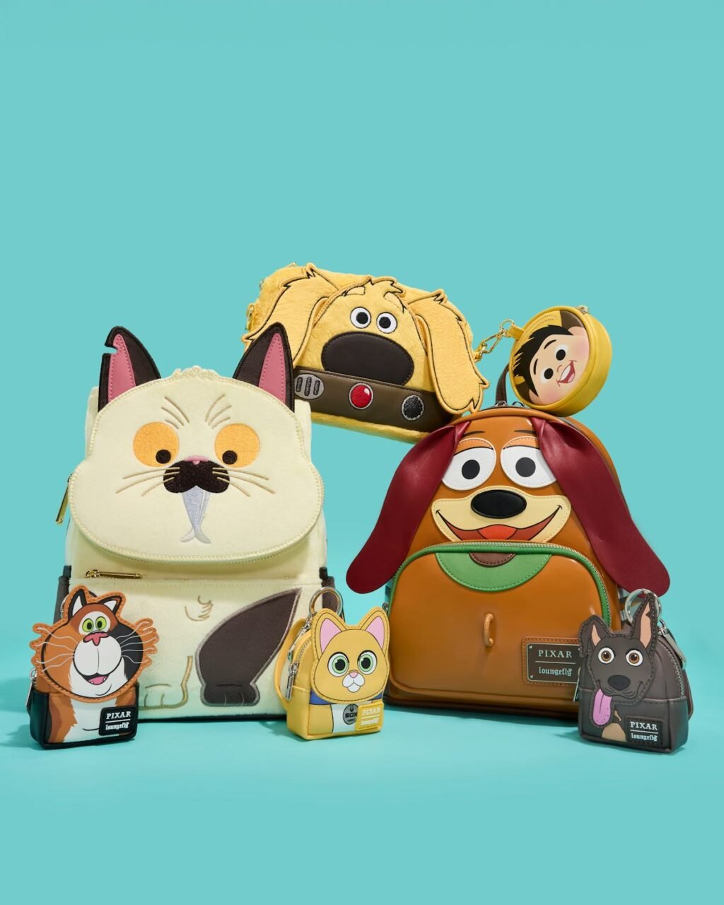Exclusive! Pixar’s Most Beloved Pets Just Became The Cutest Loungefly Bags Ever