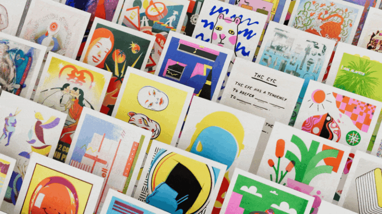 This Risograph Studio Celebrates 400 Artist Postcards Mailed Around the Globe
