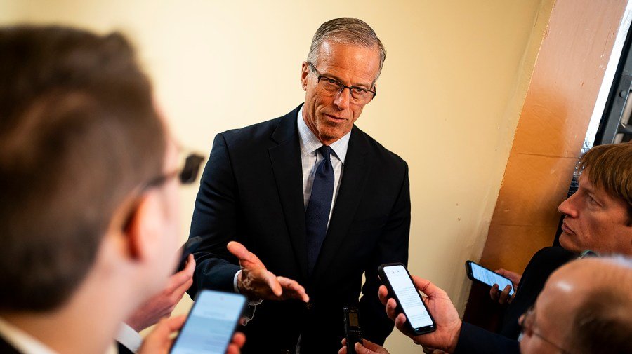 Senate Republicans pass budget resolution in late-night voting marathon