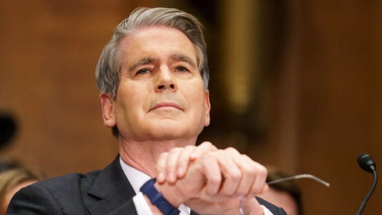 Watch live: Bessent delivers warning on US manufacturing