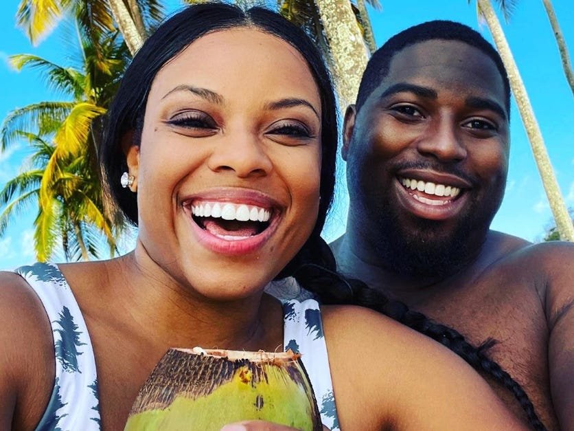 I met my husband at a work conference, and it was love at first sight. We then moved to the Caribbean together.