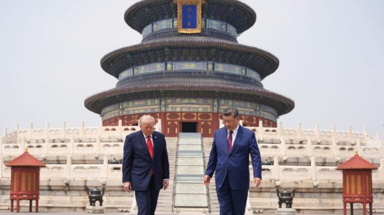 Chinese security blocks Secret Service agent's access to event during Trump trip