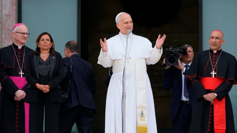 Pope blasts the use of AI in warfare, saying it’s leading to a ‘spiral of annihilation’