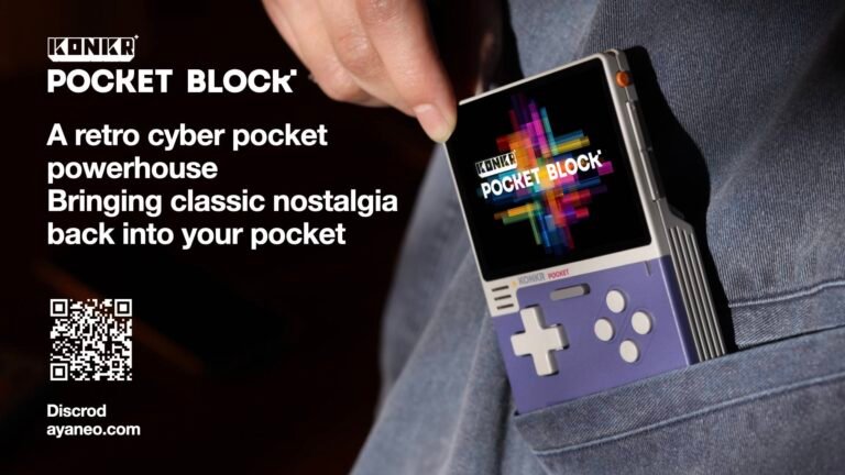 AYANEO gives us a first official look at its Game Boy-like Pocket BLOCK