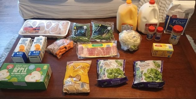 Brigette’s $102 Grocery Shopping Trip and Weekly Menu Plan for 6!