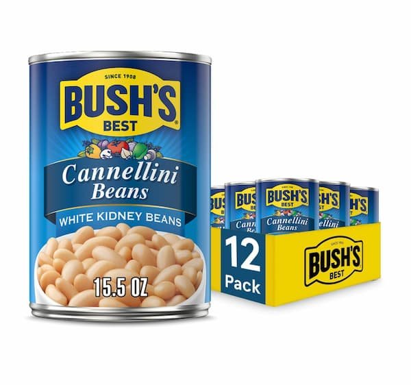 Bush’s Canned Beans 12-Pack only $9.51 shipped (Cannellini, Great Northern, Kidney!)