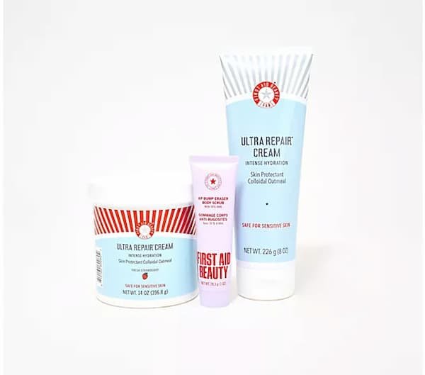 First Aid Beauty Ultra Repair Cream 14oz + 8oz Duo w/ KP Bump Eraser Body Scrub only $24.98 shipped ($126 value)!