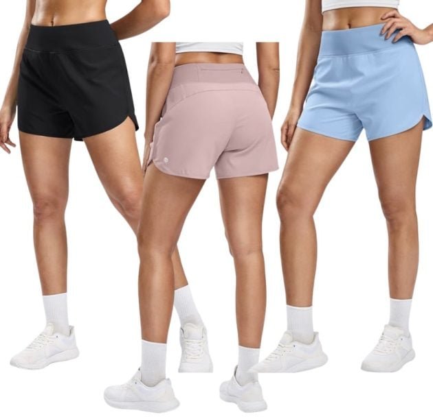 G Gradual Women’s Running Shorts with Mesh Liner only $14.99!
