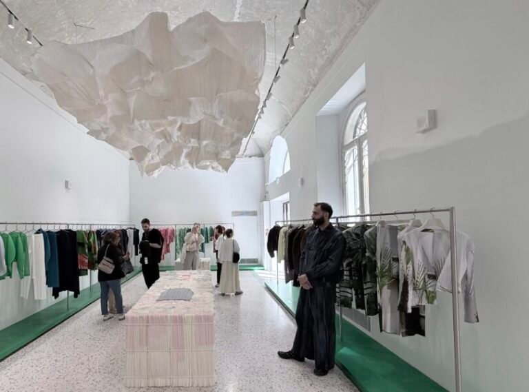 Issey Miyake’s Milan Shop Transformed Paper Into Marble