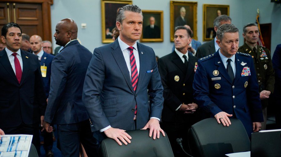 Live updates: Hegseth, Caine return to Hill as Trump heads to China
