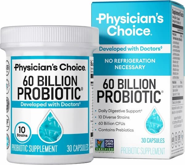 *HOT* Physician’s Choice Probiotics 30-Count (60 Billion CFU) only $10.18 shipped! {Thousands of Five-Star Ratings}