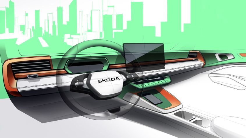 New Skoda Epic interior sketches lay a path to the big reveal