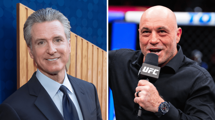 Newsom says Rogan 'too chicken' for podcast invitation