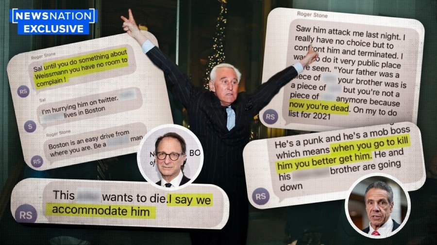Roger Stone allegedly discussed political retribution against Cuomo brothers, others in text messages