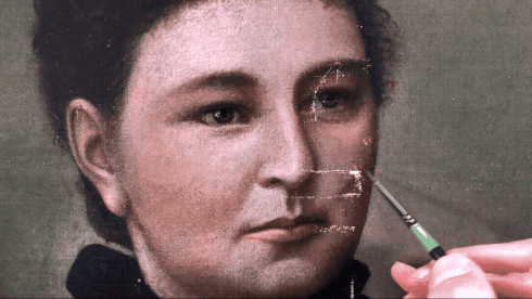 Baumgartner Restoration Painstakingly Brings a Neglected Portrait Back to Life