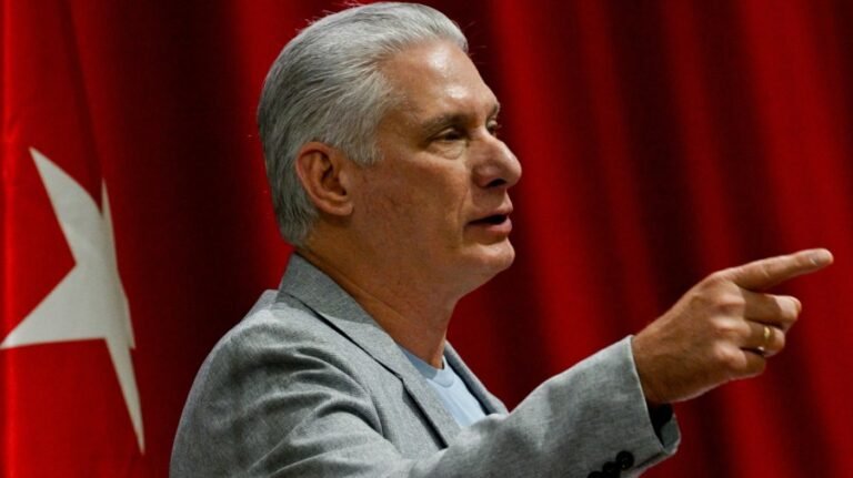 Cuba's president warns of 'bloodbath' if US takes military action