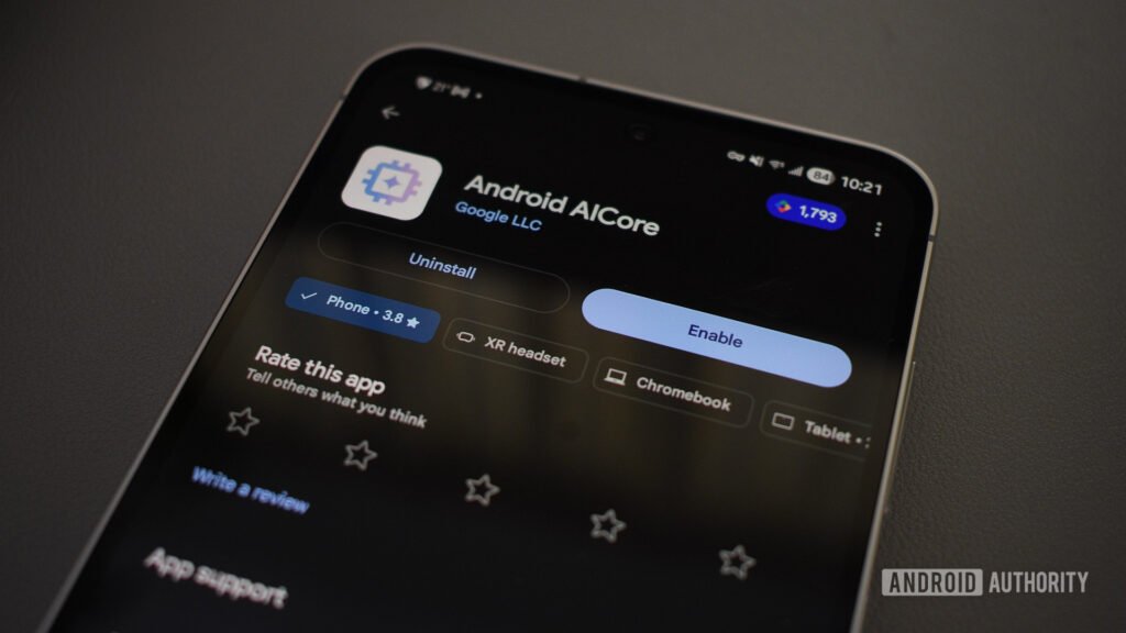 Google finally explains why AICore uses so much storage