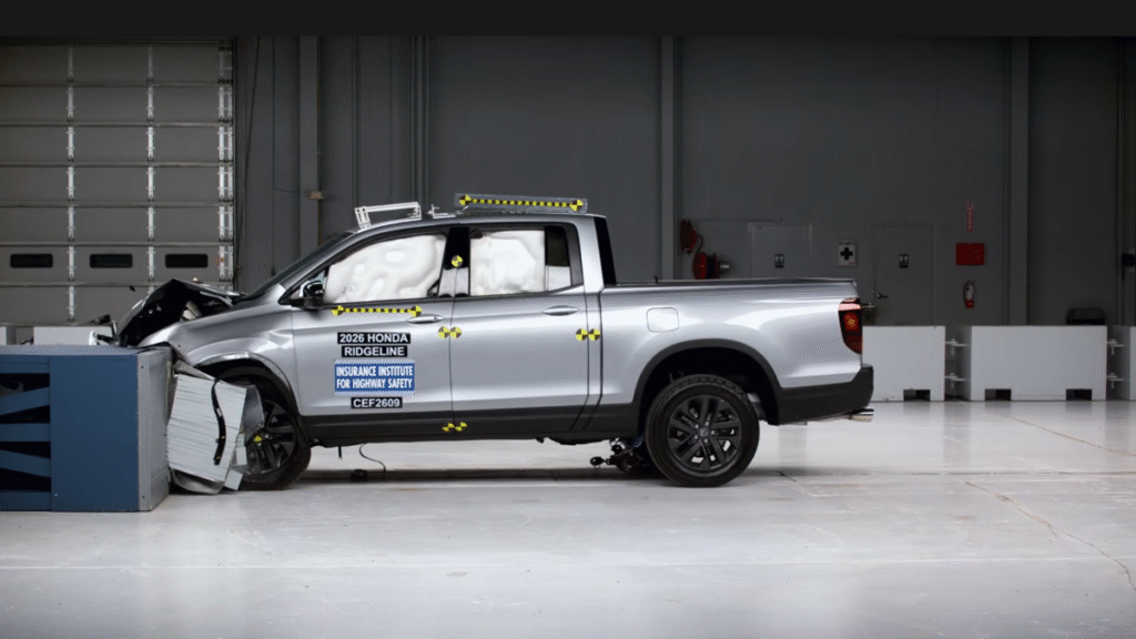 Honda Ridgeline Falls Short In New Crash Tests Where Families Need It Most